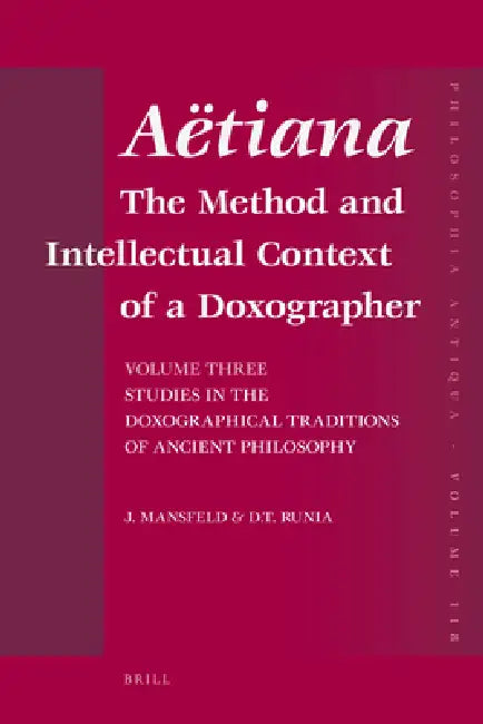 Aëtiana (English, Jaap Mansfeld | Runia) - Image 1 - BookBajar