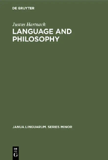 Buy Language and Philosophy (English, Justus Hartnack) Online at Best Price - BookBajar