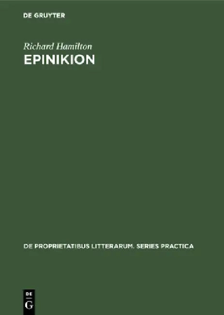Epinikion (English, Richard Hamilton) - Image 1 - BookBajar