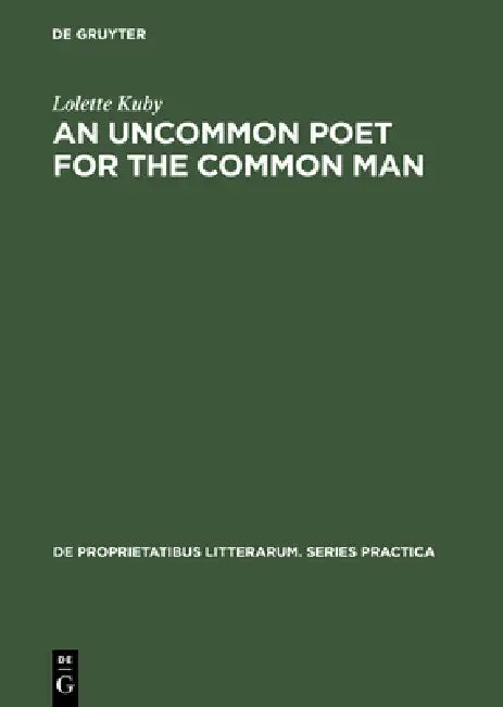 An Uncommon Poet for the Common Man (English, Lolette Kuby) - Image 1 - BookBajar