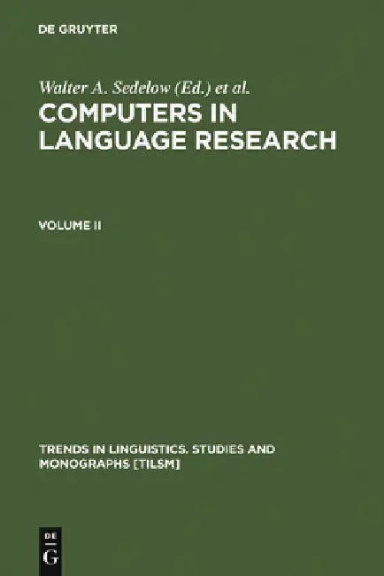 Buy Computers in Language Research 2 (English, Walter A. Sedelow | Sally Yeates Sedelow) Online at Best Price - BookBajar