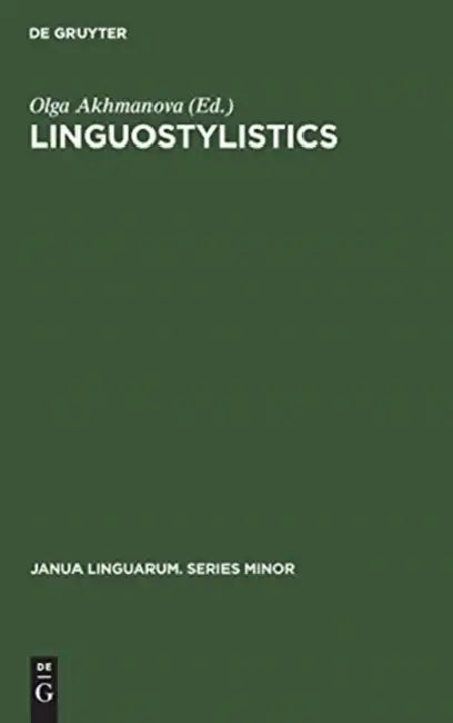 Buy Linguostylistics (English, Olga Akhmanova) Online at Best Price - BookBajar