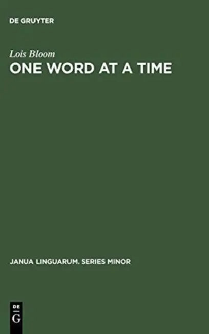 One Word at a Time (English, Lois Bloom) - Image 1 - BookBajar