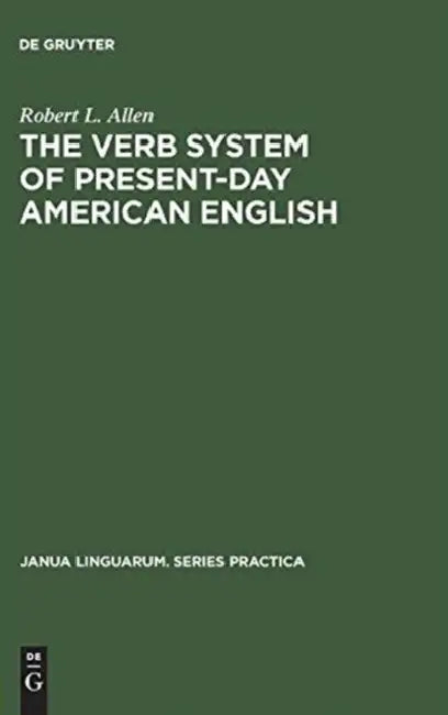 Buy The Verb System of Present-Day American English (English, Robert L. Allen) Online at Best Price - BookBajar
