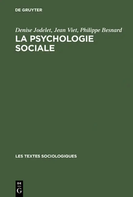 Buy La Psychologie Sociale (English, Denise Jodelet) Online at Best Price - BookBajar