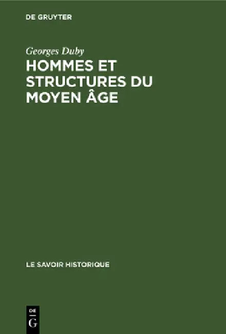 Buy Hommes et structures du Moyen âge (English, Georges Duby) Online at Best Price - BookBajar