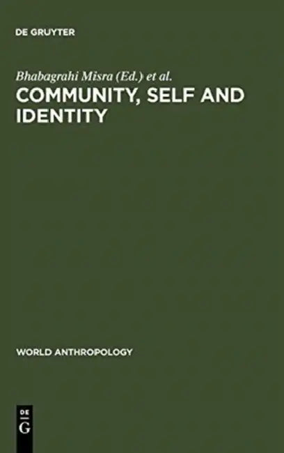 Community, Self and Identity (English, Bhabagrahi Misra | James Preston) - Image 1 - BookBajar