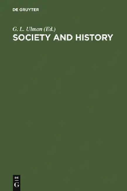Buy Society and History (English, G. L. Ulman) Online at Best Price - BookBajar