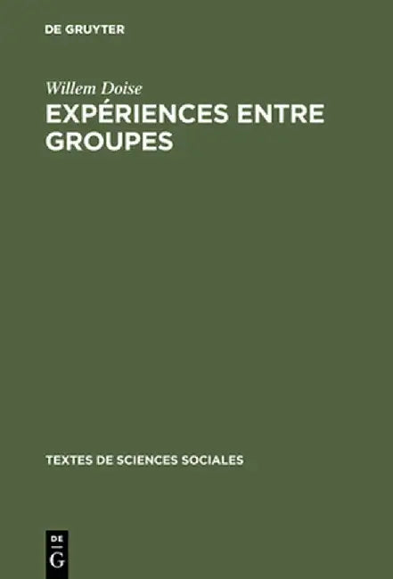 Buy Exp'riences Entre Groupes (English, Willem Doise) Online at Best Price - BookBajar