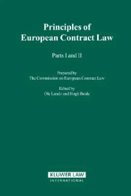 Buy The Principles Of European Contract Law, Parts I And II (English, OLE Lando) Online at Best Price - BookBajar