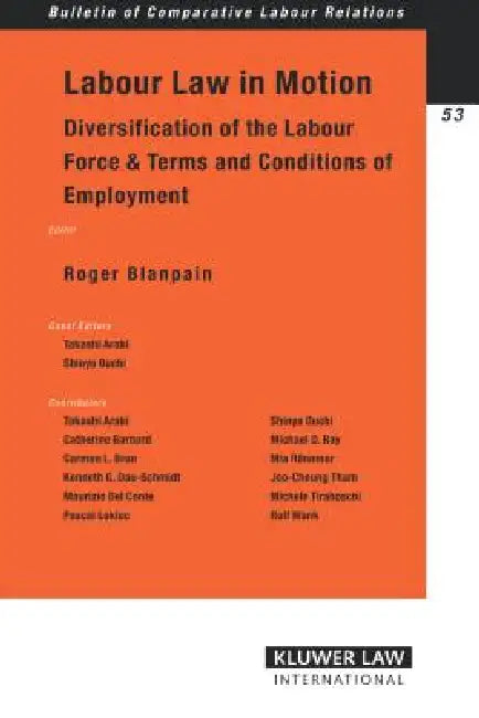 Buy Labour Law in Motion (English, Blanpain) Online at Best Price - BookBajar